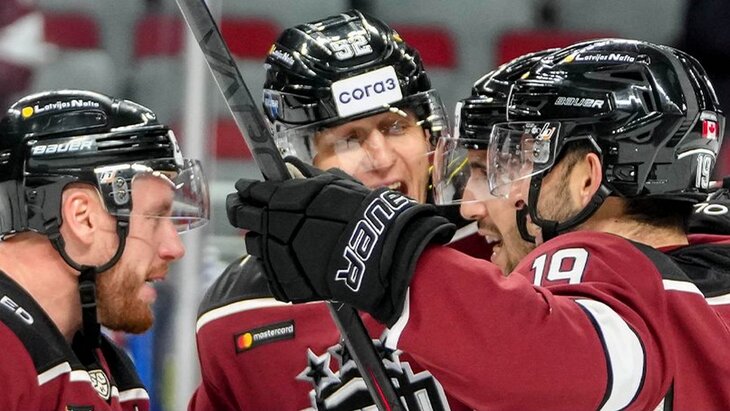 Хоккеисты рижского «Динамо»