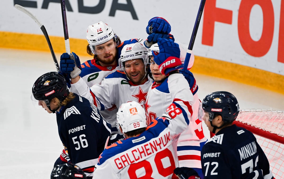 СКА в матче с «Металлургом» Мг