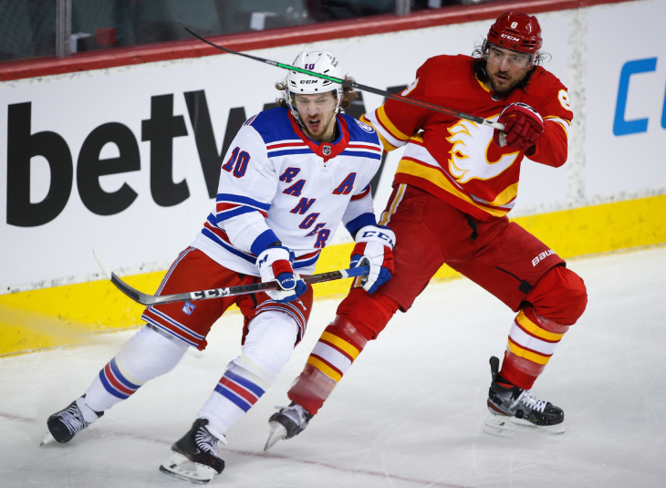 Панарин в матче с «Калгари»