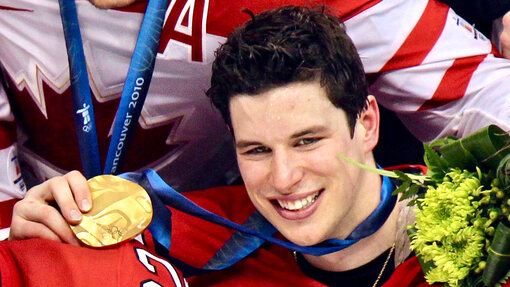 Сидни Кросби с золотом Игр в Ванкувере 