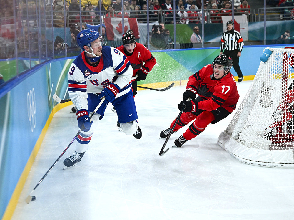 Фрагменты матча Канада — США (1:2 ОТ)