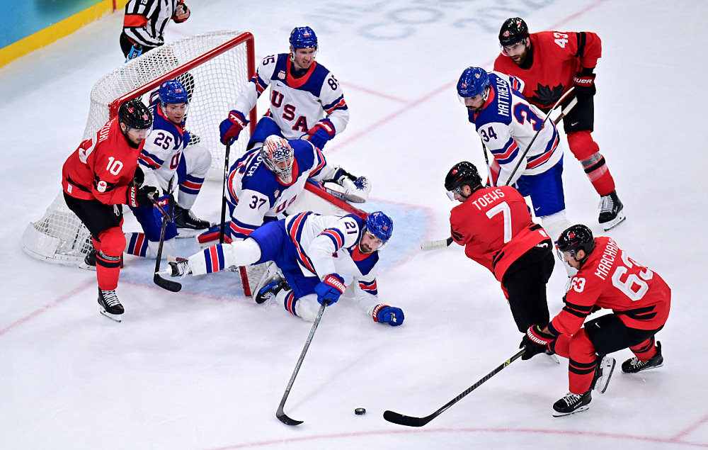 Фрагменты матча Канада — США (1:2 ОТ)