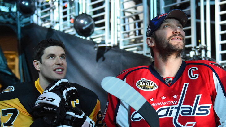 Сидни Кросби и Александр Овечкин