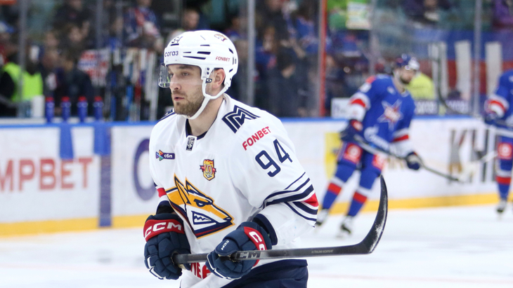 Егор Коробкин — нападающий «Металлурга»