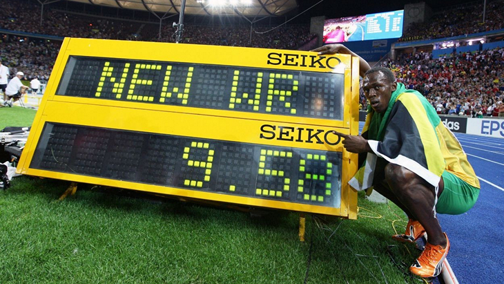 Усэйн Болт и его мировой рекорд