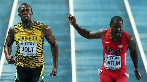 Усэйн Болт и Джастин Гэтлин