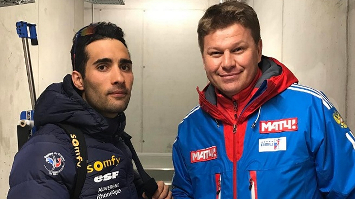 Мартен Фуркад и Дмитрий Губерниев