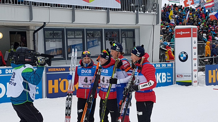 Норвежские биатлонисты