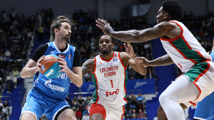 Фрагмент матча «Зенит» — «Локомотив-Кубань»