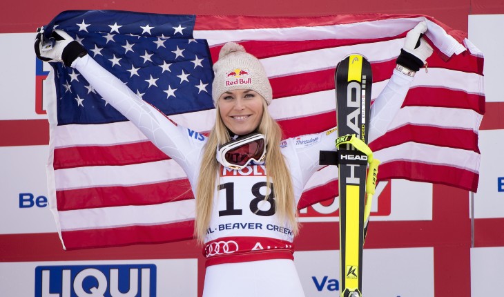 Линдси Вонн на ЧМ-2015 в Бивер-Крике