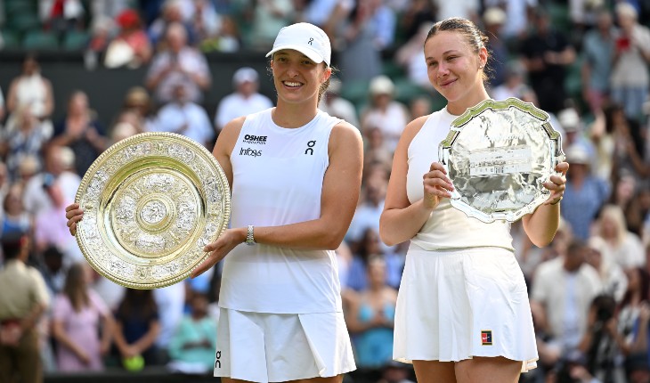 Ига Свёнтек и Аманда Анимисова