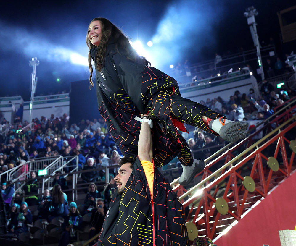 Парад атлетов. Сборная Германии