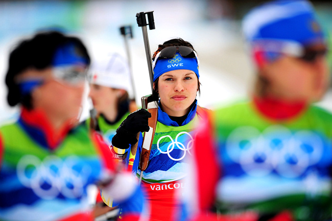 Золотая эстафета российских биатлонисток (25 фото)