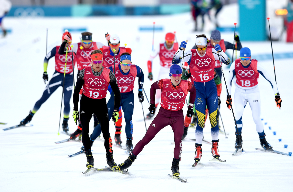 Серебро Большунова и Спицова в командном спринте