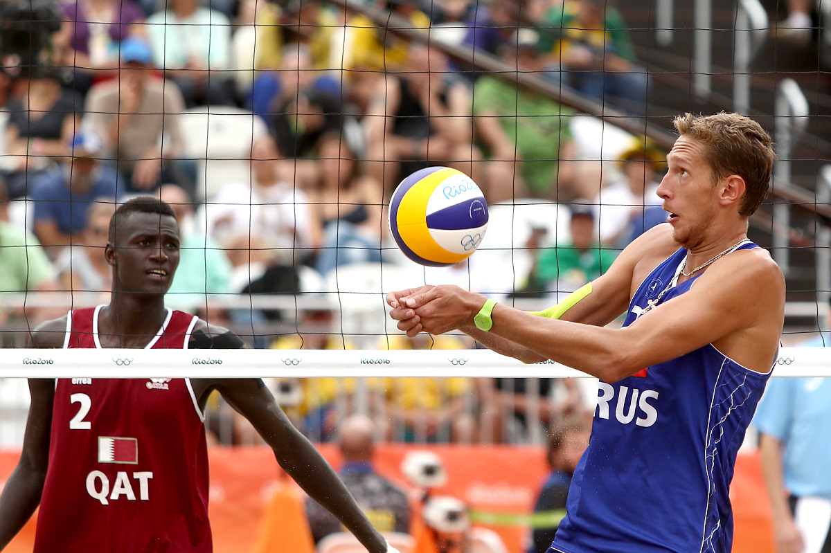 Победа пляжников Семенова и Красильникова в 1/8 финала