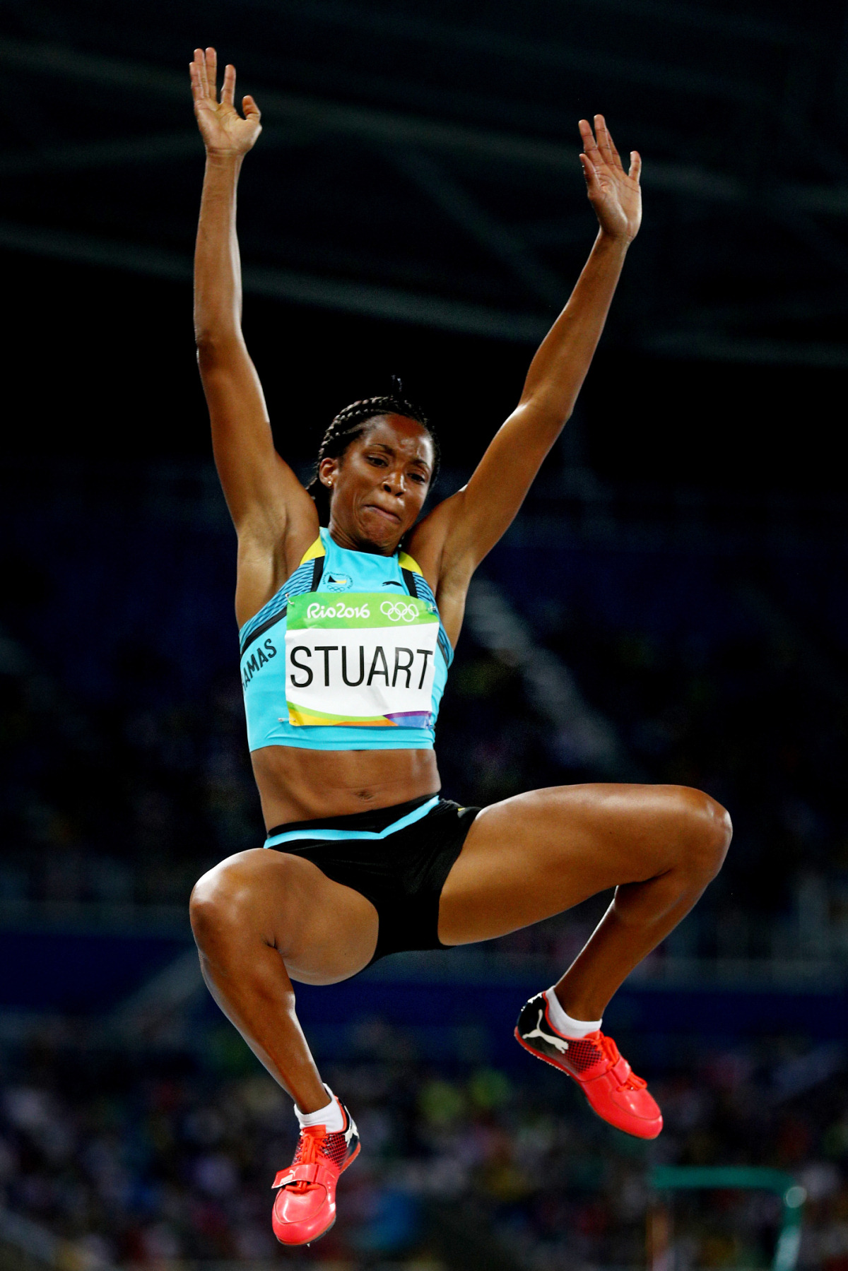 Квалификация в прыжках длину с Дарьей Клишиной