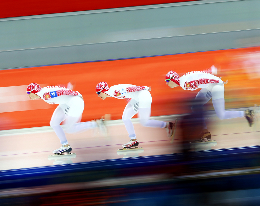 Бронза российских конькобежек в гонке преследования