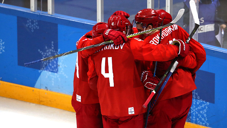 Хоккеисты сборной России