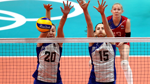 Российские волейболистки
