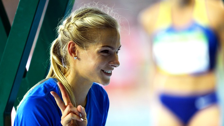 Дарья Клишина не переставала улыбаться даже после провального выступления