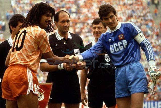 СССР — Голландия, Евро-1988, Финал. Капитаны команд Рууд Гуллит и Ринат Дасаев