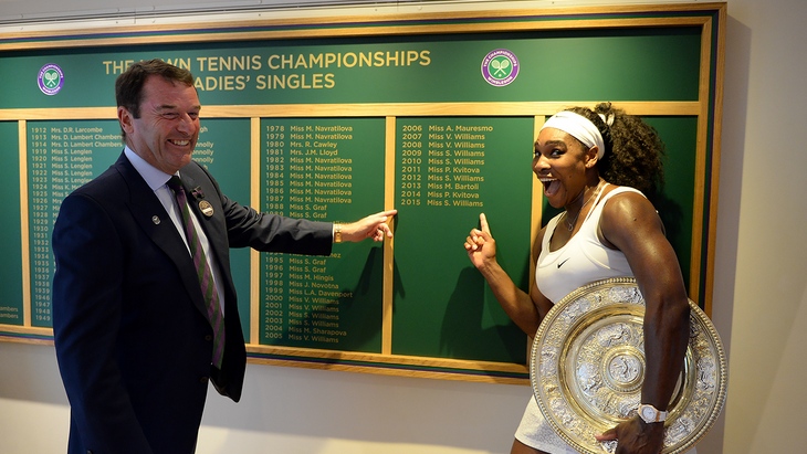 Серена Уильямс продолжает коллекционировать победы на турнирах Большого Шлема 