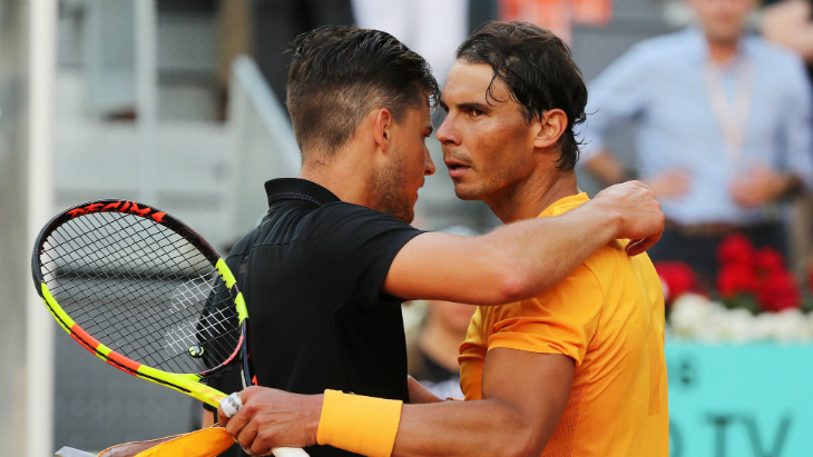 Доминик Тим и Рафаэль Надаль