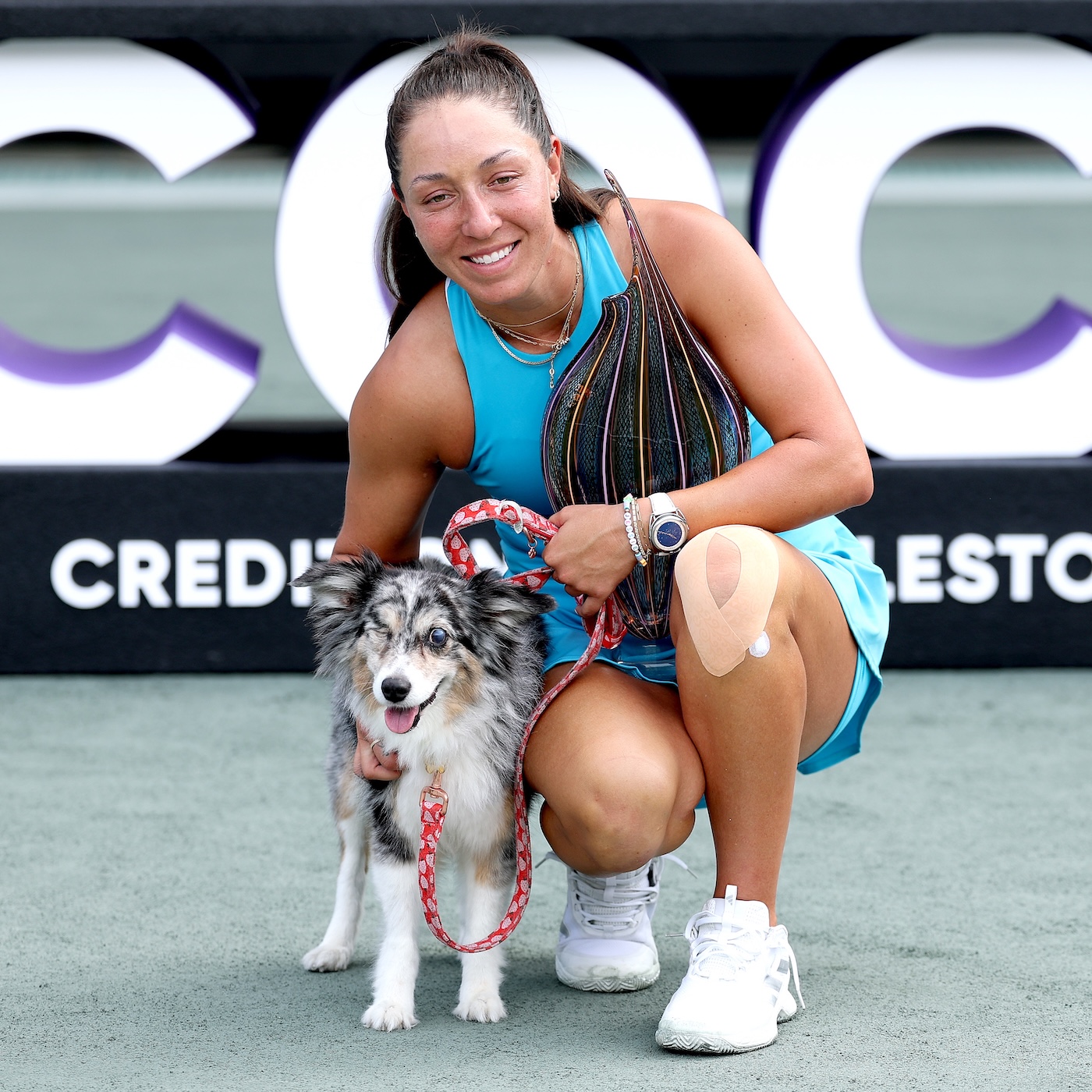 Джессика Пегула после победы в Чарлстоне