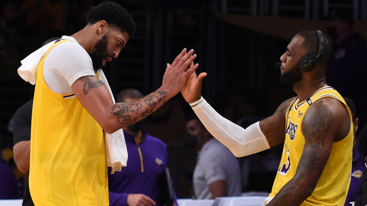 Энтони Дэвис и Леброн Джеймс