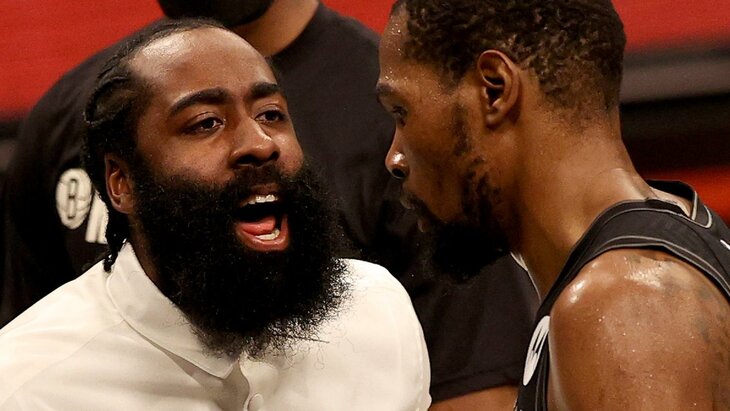 Джеймс Харден и Кевин Дюрант