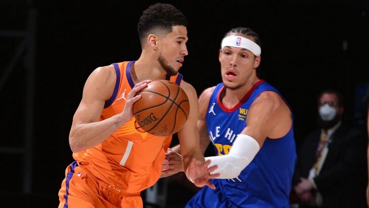 Девин Букер и Аарон Гордон