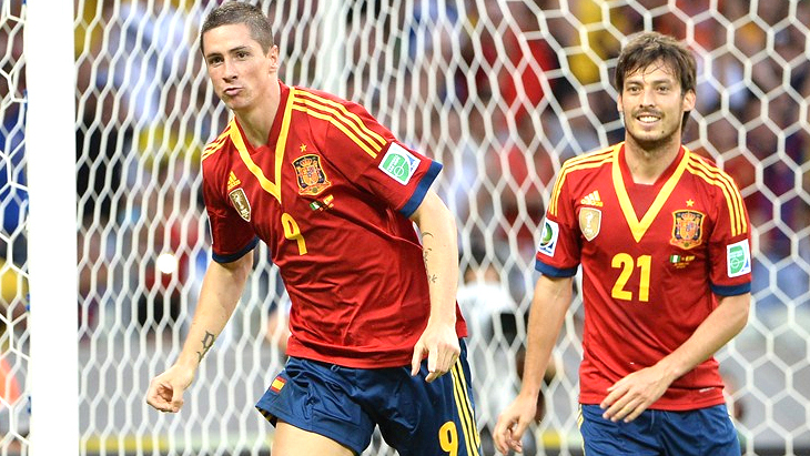 Фернандо Торрес и Давид Сильва