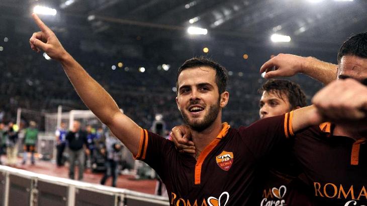 Миралем Пьянич отлично справляется с ролью лидера «Ромы» пока Франческо Тотти залечивает травму