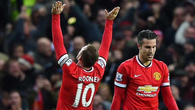 Уэйн Руни и Робин ван Перси