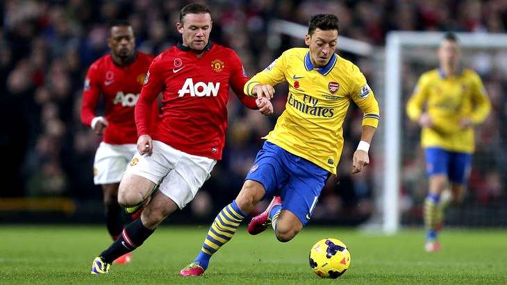 Уэйн Руни и Месут Озил