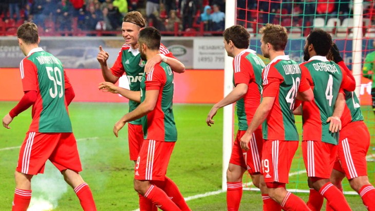 Футболисты «Локомотива»