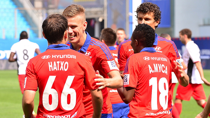 Футболисты ЦСКА