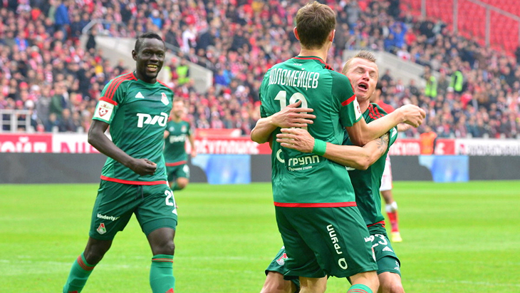 Футболисты «Локомотива»