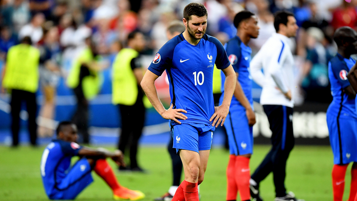 Франция проиграла в финале Евро-2016