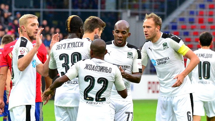 «Краснодар» и «Шальке» делят лидерство в группе I