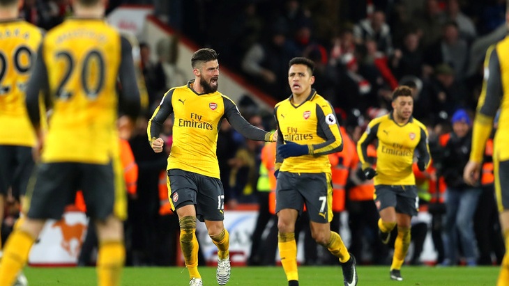 Оливье Жиру и Алексис Санчес