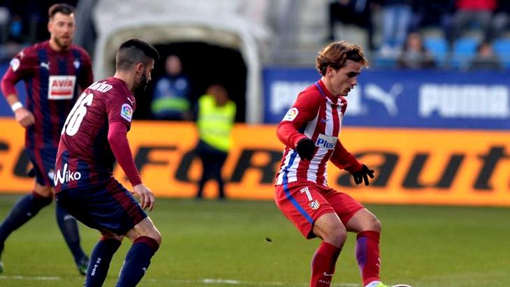 В начале января «Эйбар» уступил «Атлетико» на своем поле со счетом 0:2