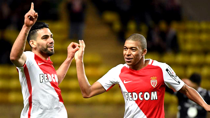 Радамель Фалькао и Киллиан Мбаппе