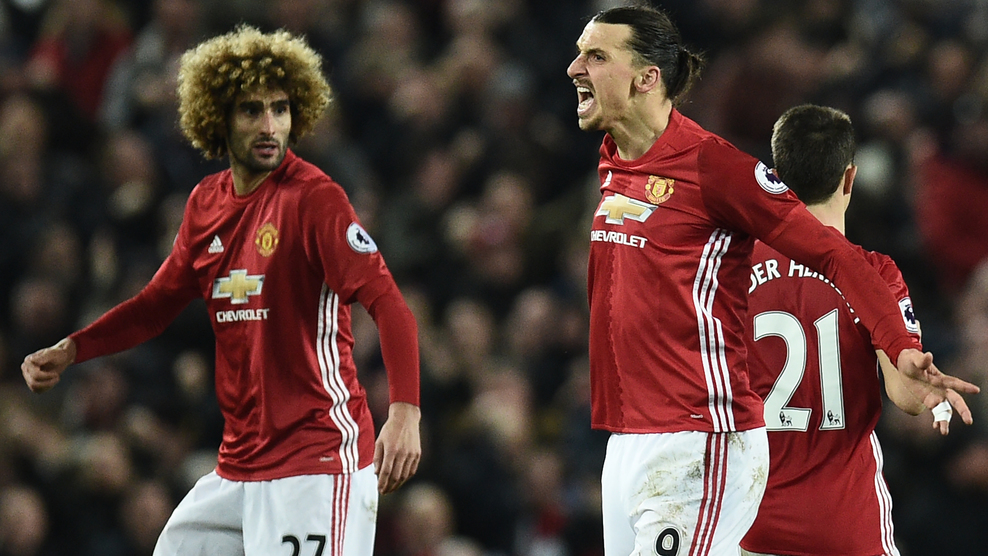 Златан Ибрагимович и Маруан Феллайни