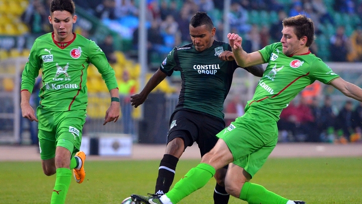 «Рубин» ни разу не выигрывал в семи последних матчах против «Краснодара»