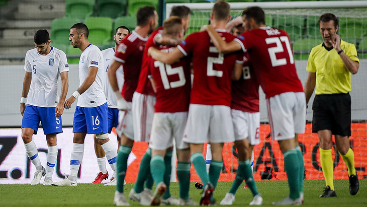 В первом матче Венгрия одолела Грецию