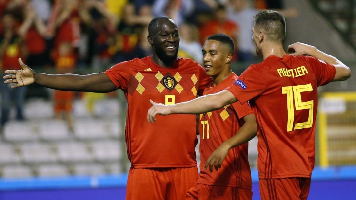 Игроки сборной Бельгии