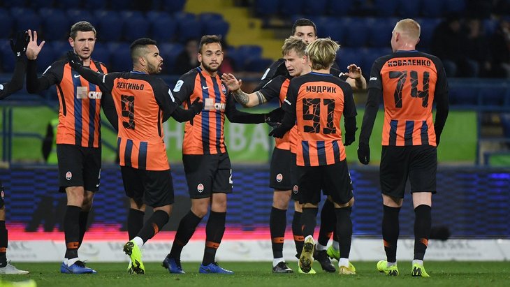 Футболисты «Шахтера»