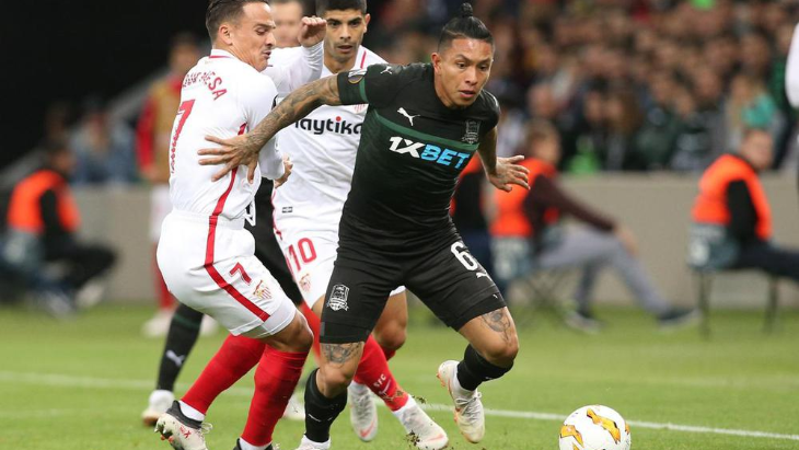 В первом матче «Краснодар» выиграл со счетом 2:1