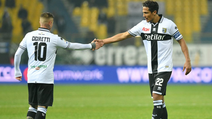 Футболисты «Пармы»